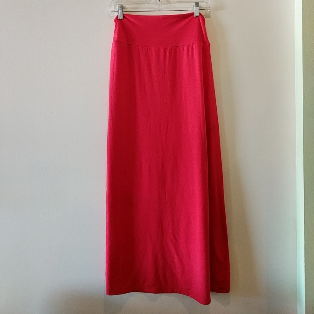 2 Maxi Skirt (Pink and Gray)